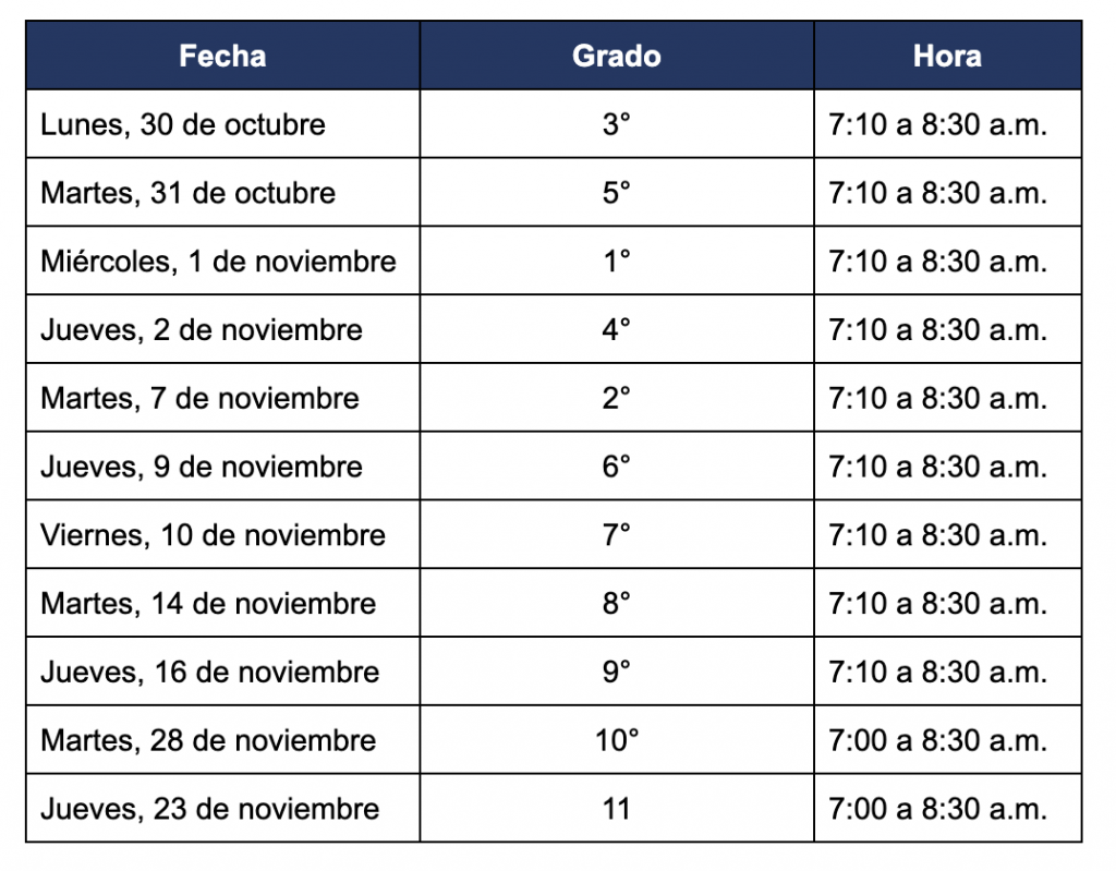 Semana Del 23 Al 27 De Octubre De 2023 Colegio Tilatá 3520